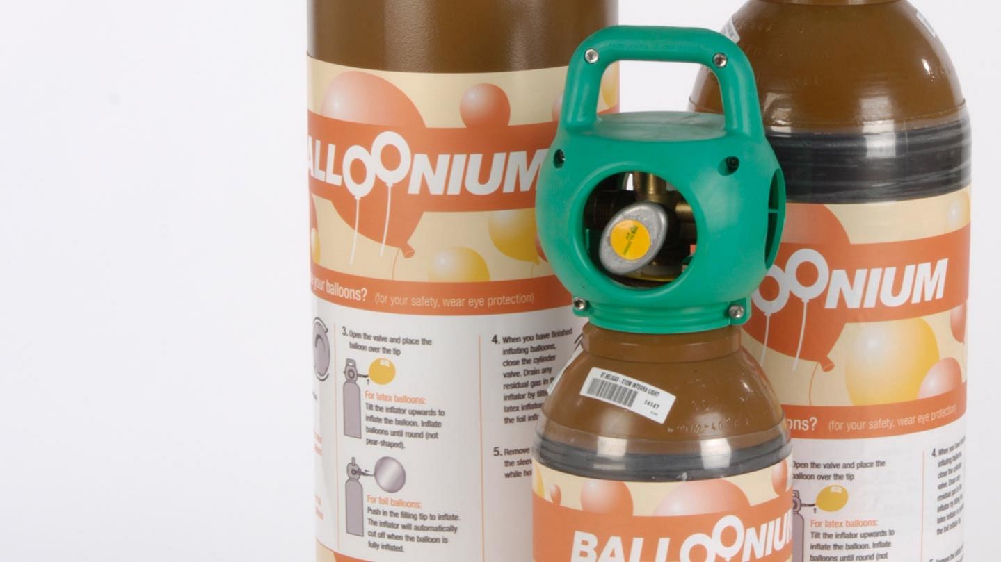 Balloonium® - Gamme d'hélium pour ballons pour les professionnels