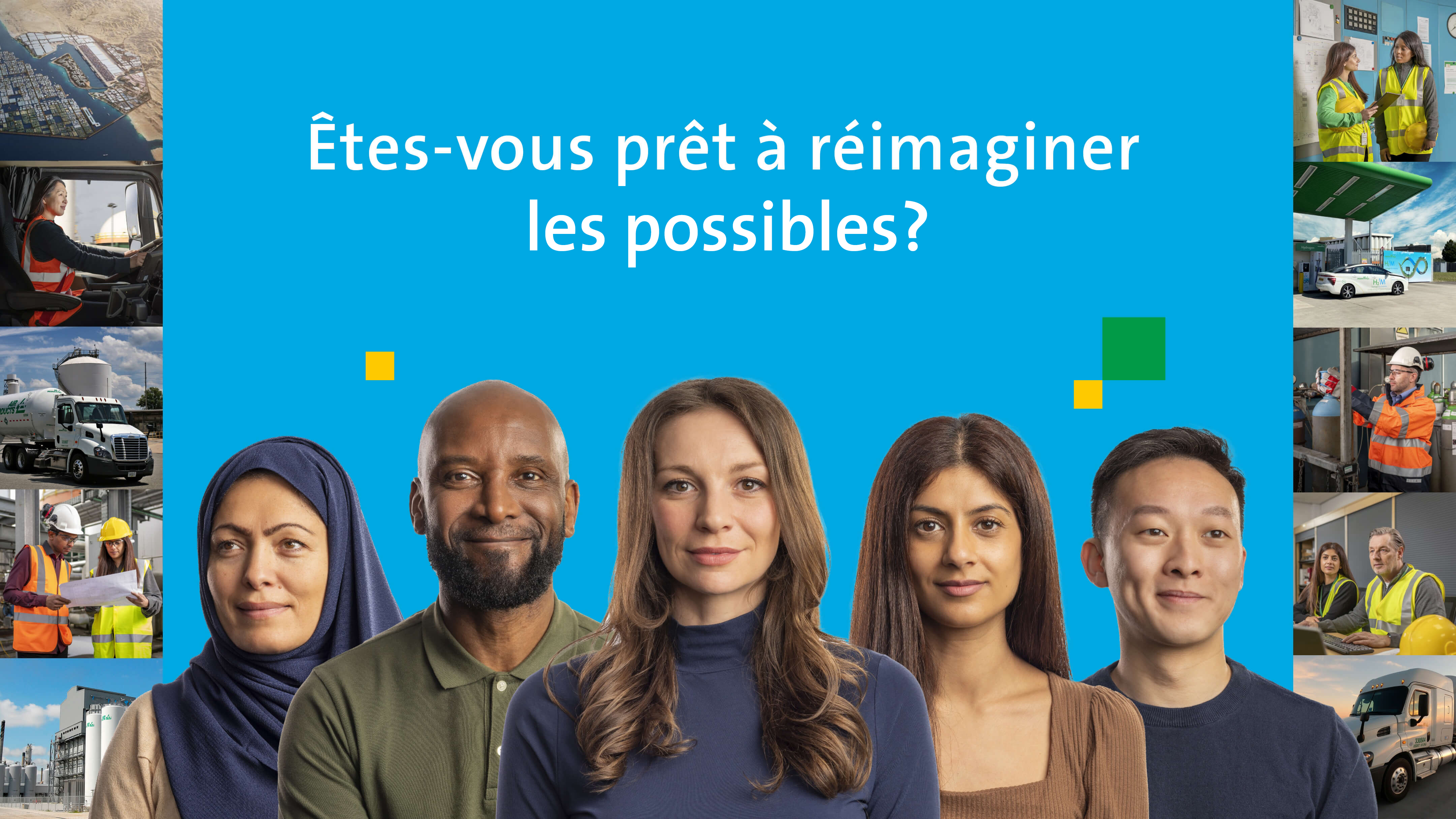 Diverse group of employees| Êtes-vous prêt à réimaginer ce qui est possible?